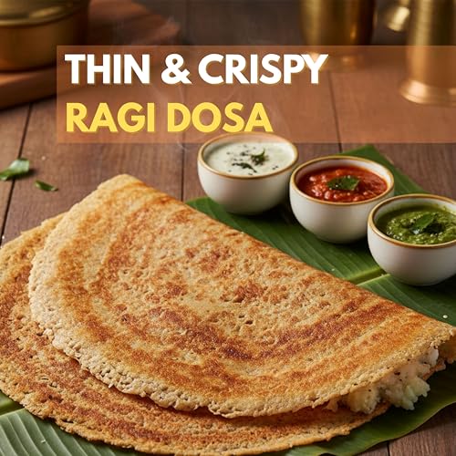 Image of TWF Sprouted Ragi Atta | 500g | Finger Millet Flour (Nachni | Kelvaragu | Madua Atta | Stone-Ground & Not Pulverized | No Added Sugar or Salt | Protein-Rich & 100% Gluten-Free | Ideal for Roti, Daliya, Porridge | Karnataka Sourced | No Chemicals