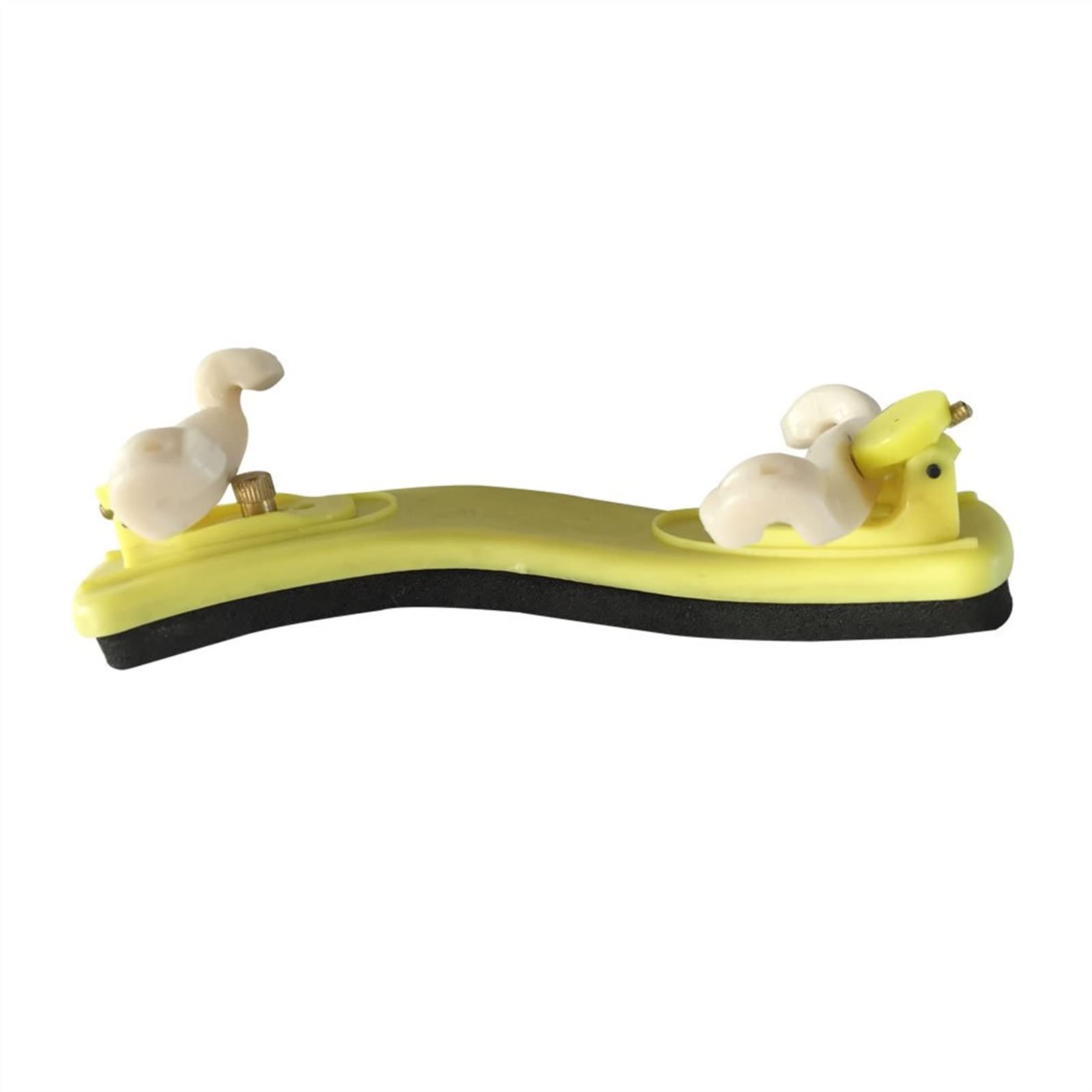 Resto De Hombro De Violín Colorido De Alto Grado, Accesorios De Violín Profesional, Almohadilla De Hombro De Plástico para Violín Ajustable Reposabrazos violín (Color : Yellow)