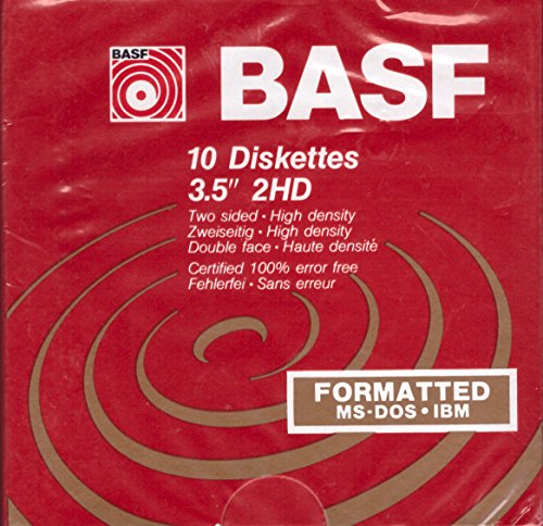 BASF 10 Disquetes 13.3 cm 2S/HD