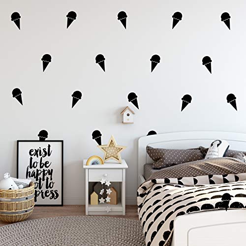 Set de 15 Vinilos Decorativos de Conos de Helado