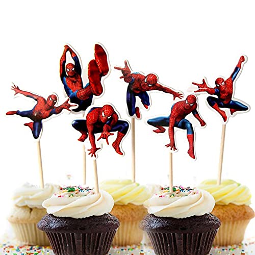 24 pezzi stuzzicadenti cupcakes bandiera