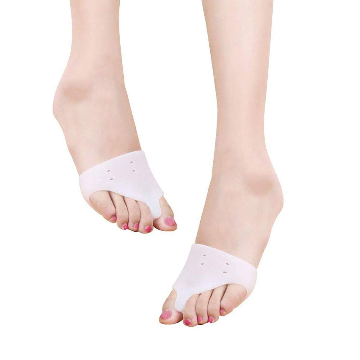 Pedimend PEDIMENDTM Set of 3 Pairs of Protections for big Toes in Silicone Gel + Gel to Relieve Onions - Used to Correct Hallux valgus, Overlapping Toes - Therapeutic Design - Unisex - Foot Care
