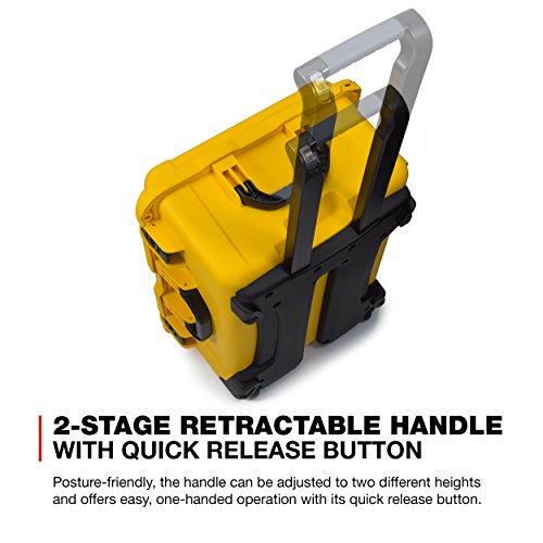 Image of NANUK 950 Waterproof Hard Case with Wheels and Foam Insert - Yellow (950-1004)