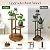 GEEBOBO 3 Tier Plant Stand Indoor For Multiple Plants, Corner Flower Shelf Plant Holder Display Rack Shelving for Patio Garden Balcony Bedroom Living Room