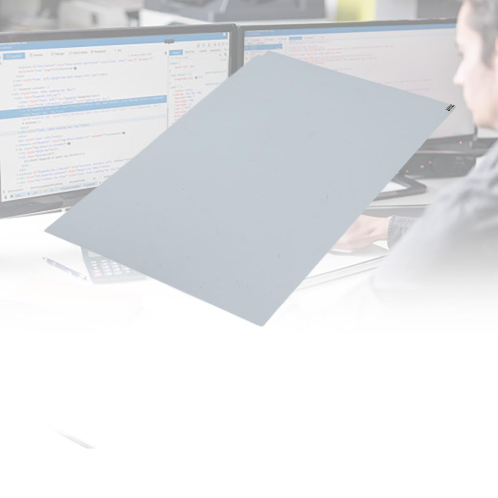 Pellicola per Filtro Luce Blu da 27 Pollici per Computer, Prevenzione delle, Cura degli Occhi, Resistente Ai Raggi UV per Programmatori