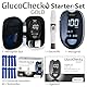 GlucoCheck GOLD Blutzuckermessgerät-Set (mg/dl) mit 60 Blutzuckerteststreifen, 10 Lanzetten, 1 Stechhilfe, 1 Etui zur Blutzucker-Selbstkontrolle bei Diabetes