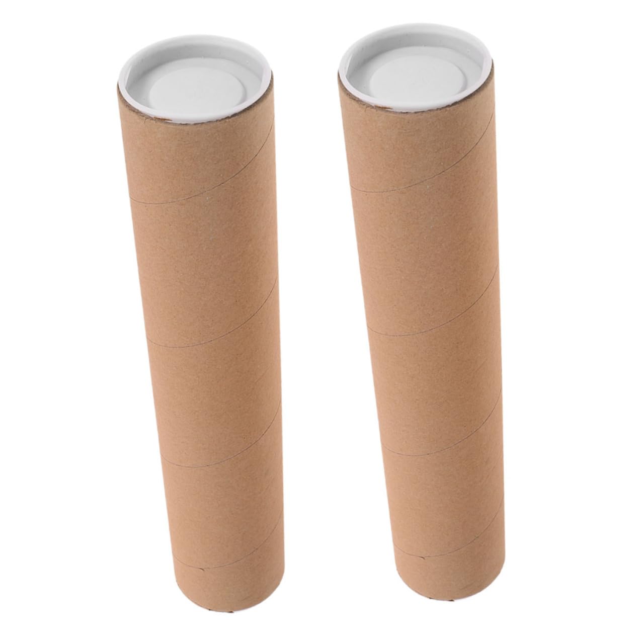 8stücke Versandröhren Karton Runde Kraftpapier-röhren Für Poster Zeichnungen Und Dokumente Verpacken Und Versenden Von Kunstwerken Und Wichtigen Unterlagen