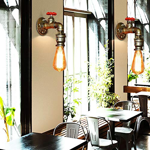 Industriële Wandkandelaar, Retro E27 Metalen Wandlamp Voor
