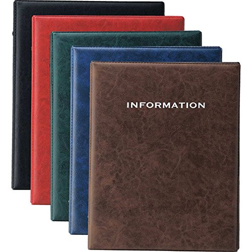 インフォメーションブック 10冊 A4 えいむ IF-171 民泊 ゲストハウス Amazon | インフォメーション レザータッチ (A4 4穴) 【IF-171