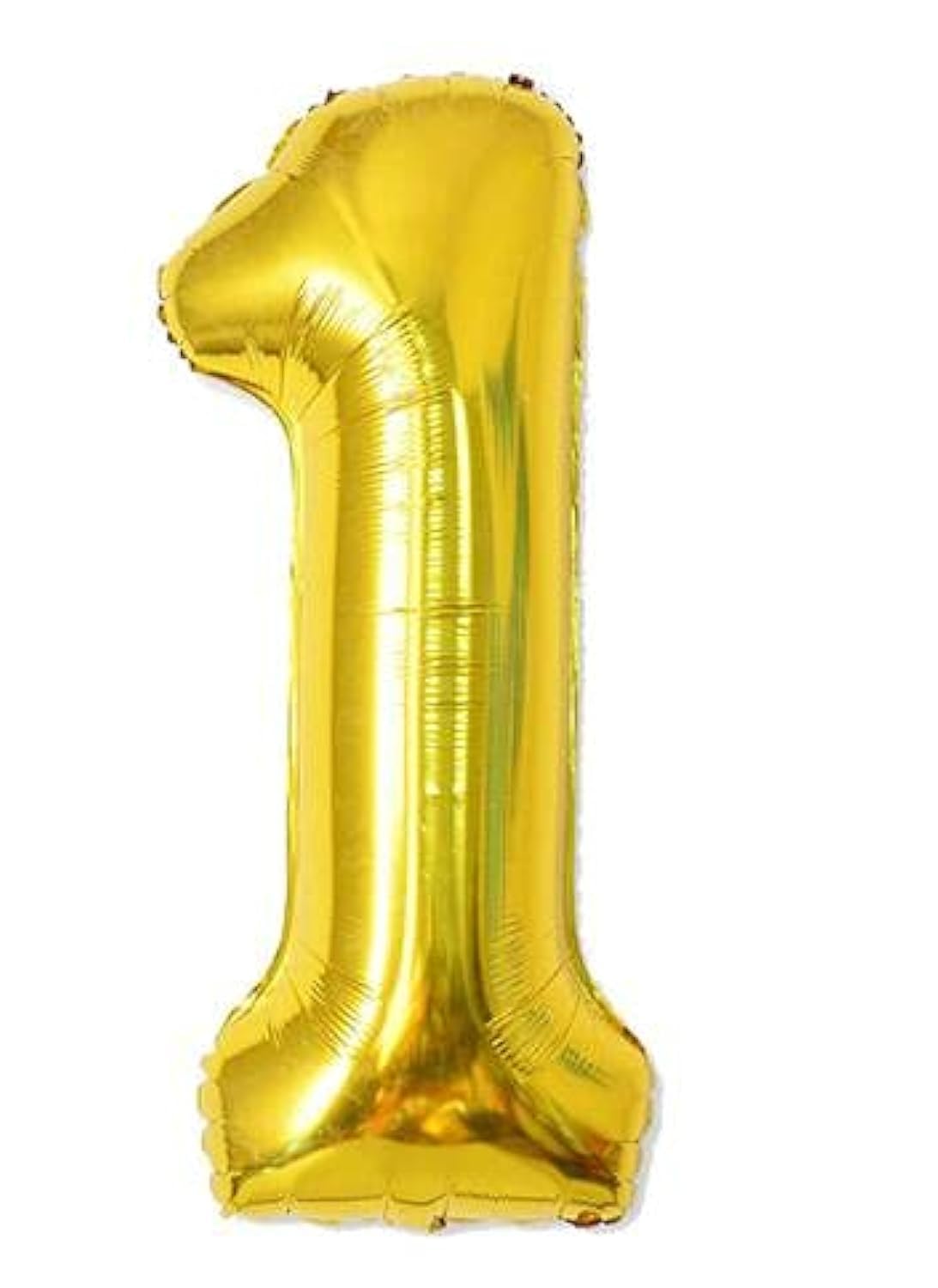 40 Inch Number 1 Balloon Glittering Golden Color Grand Size for Special Occasions and Birthday Wedding Anniversary Decoration Reusable (Number 1)