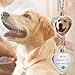 QYH Custom Dog Urn Necklaces for Ashes - Personalized Pet Cremation Jewelry for Ashes with Picture Text, Pets Memorial Gifts for Loss of Cat
