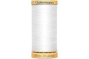 Gutermann Natural Cotton Thread: Exceptional Strength for Flawless Stitching