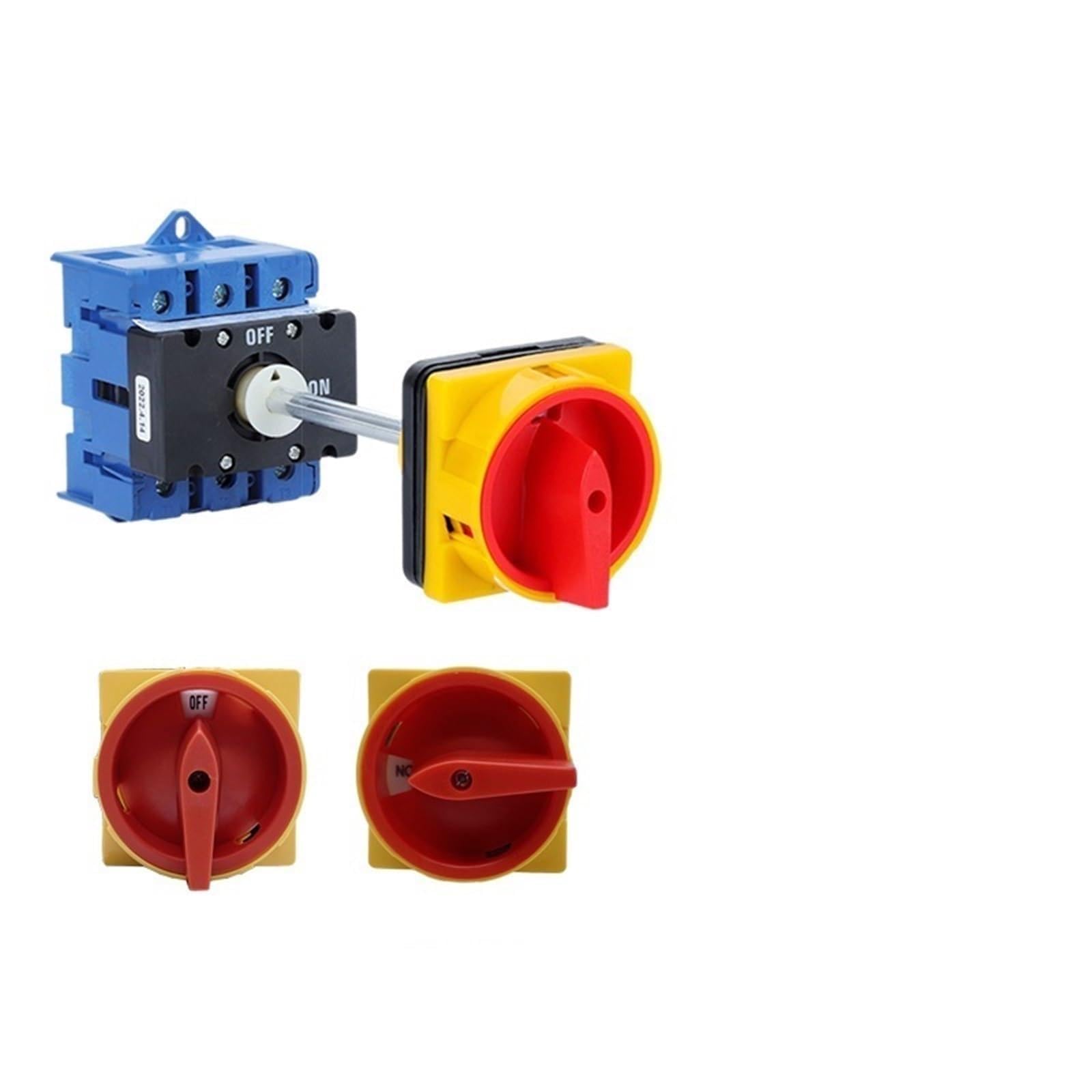 YMD11 Series 25-100A 3P 4P Isolator Switch Silver Contact ON-Off Rotary Cam Selector Cabinet Control Waterproof Box LW30(D Type-Box,4P 8Terminals,63A)