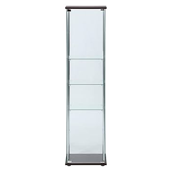 コレクションケース フィギュアケース3段 幅42.5×奥行36.5×高さ86cm ガラスコレクションケース フィギュアケース 3段 クリア 全面