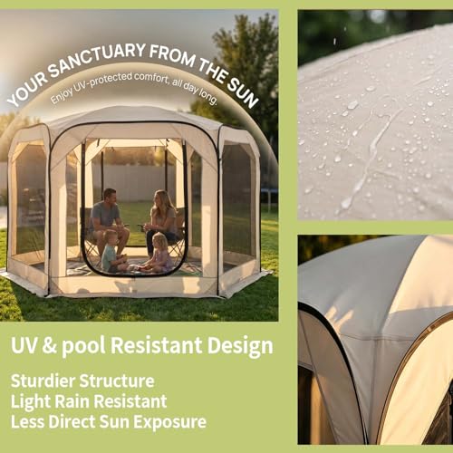 Carpa Instantánea con Mosquitero 10x10 FT para 4-6 Personas miniatura 6