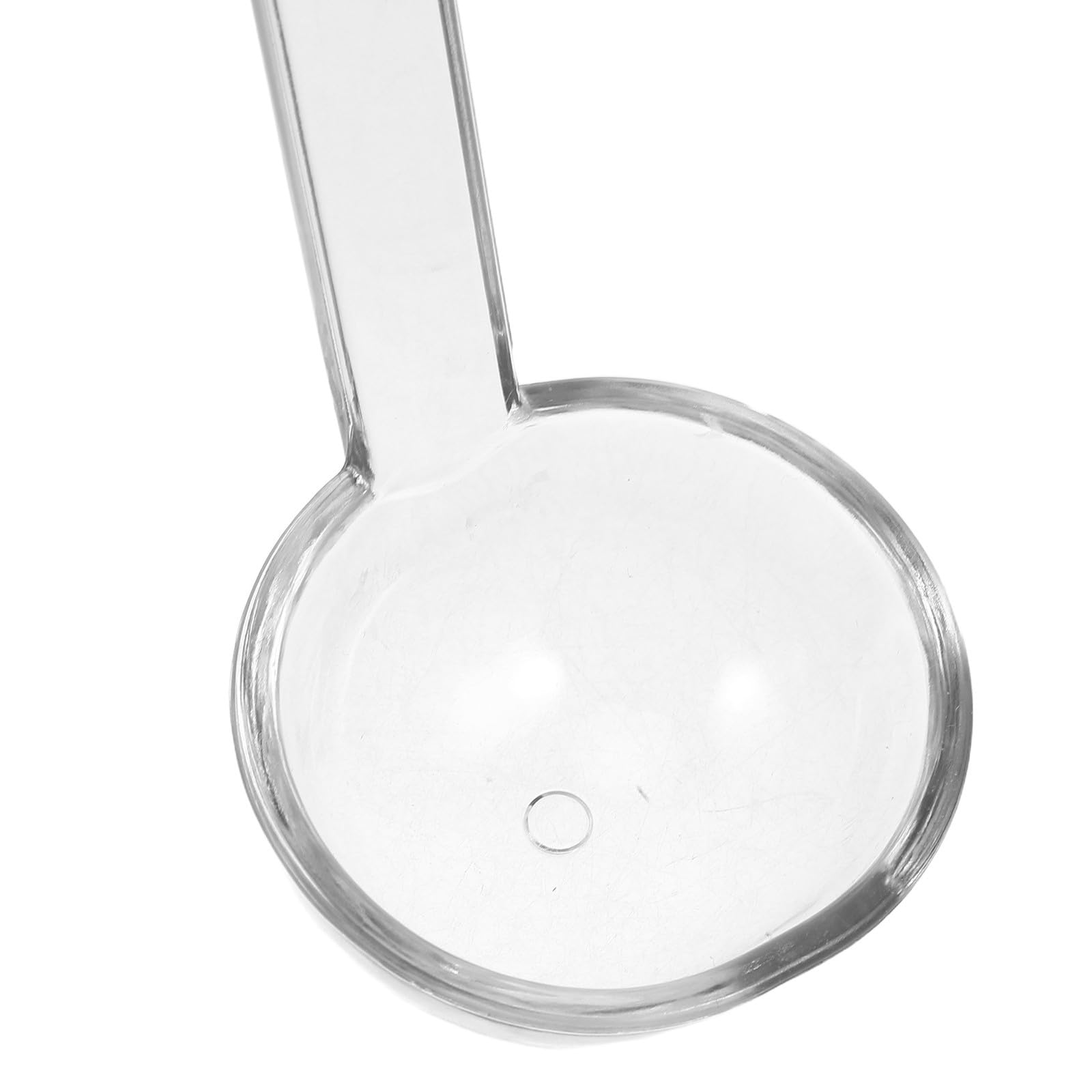 Gatuida 10 cucchiai da portata trasparenti con manico lungo per insalate,