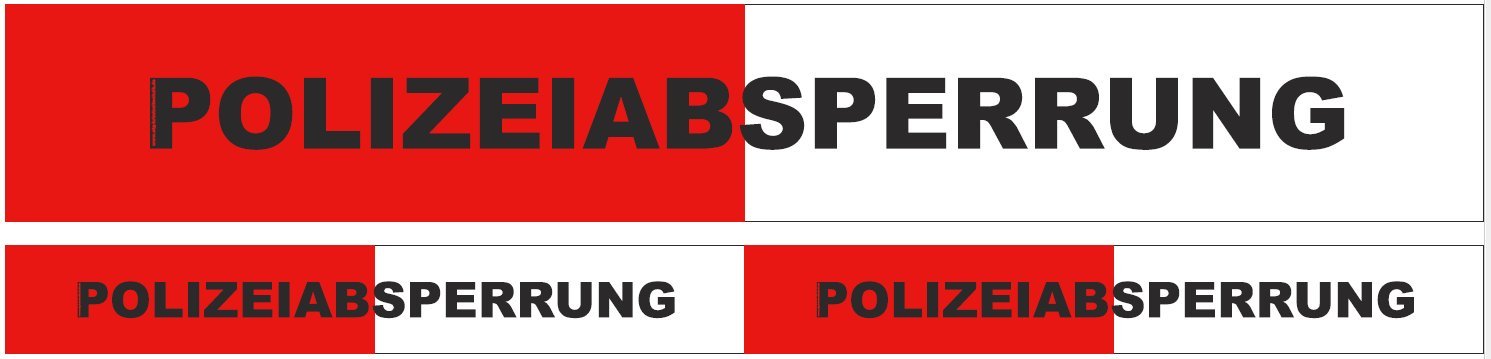 DH-Konzept 10m Absperrband Polizeiabsperrung für Kinder-Mottoparty Polizei | Deko Kindergeburtstag Party Partydeko