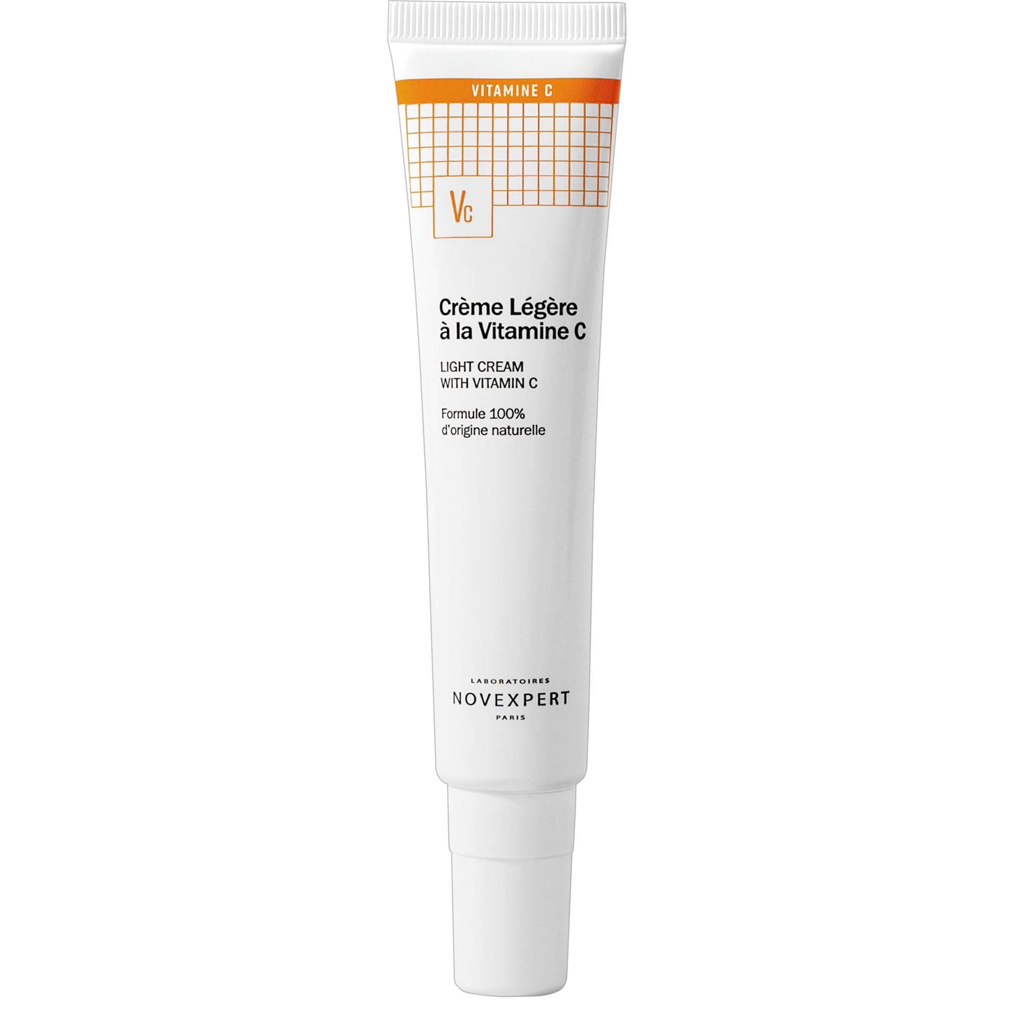 NOVEXPERT Crema ligera con vitamina C – Cuidado diario con antioxidantes, ácido hialurónico y complejo antienvejecimiento, 40 ml