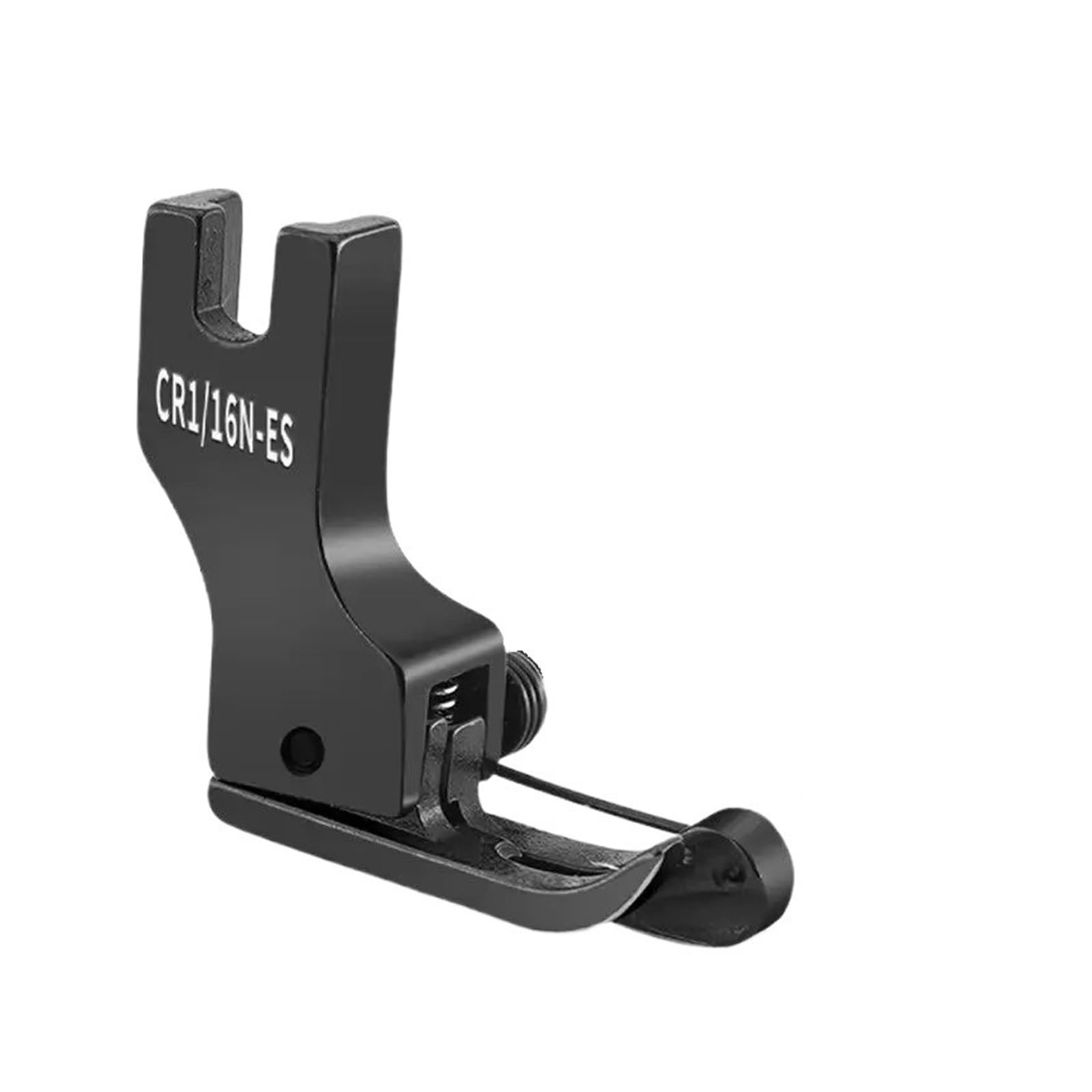 1pc Height-Difference Presser Foot CR/CL Series 0.1/0.2 Hem Width Black Titanium Steel Universal For Sewing Machines(CR1-32 N-ES)