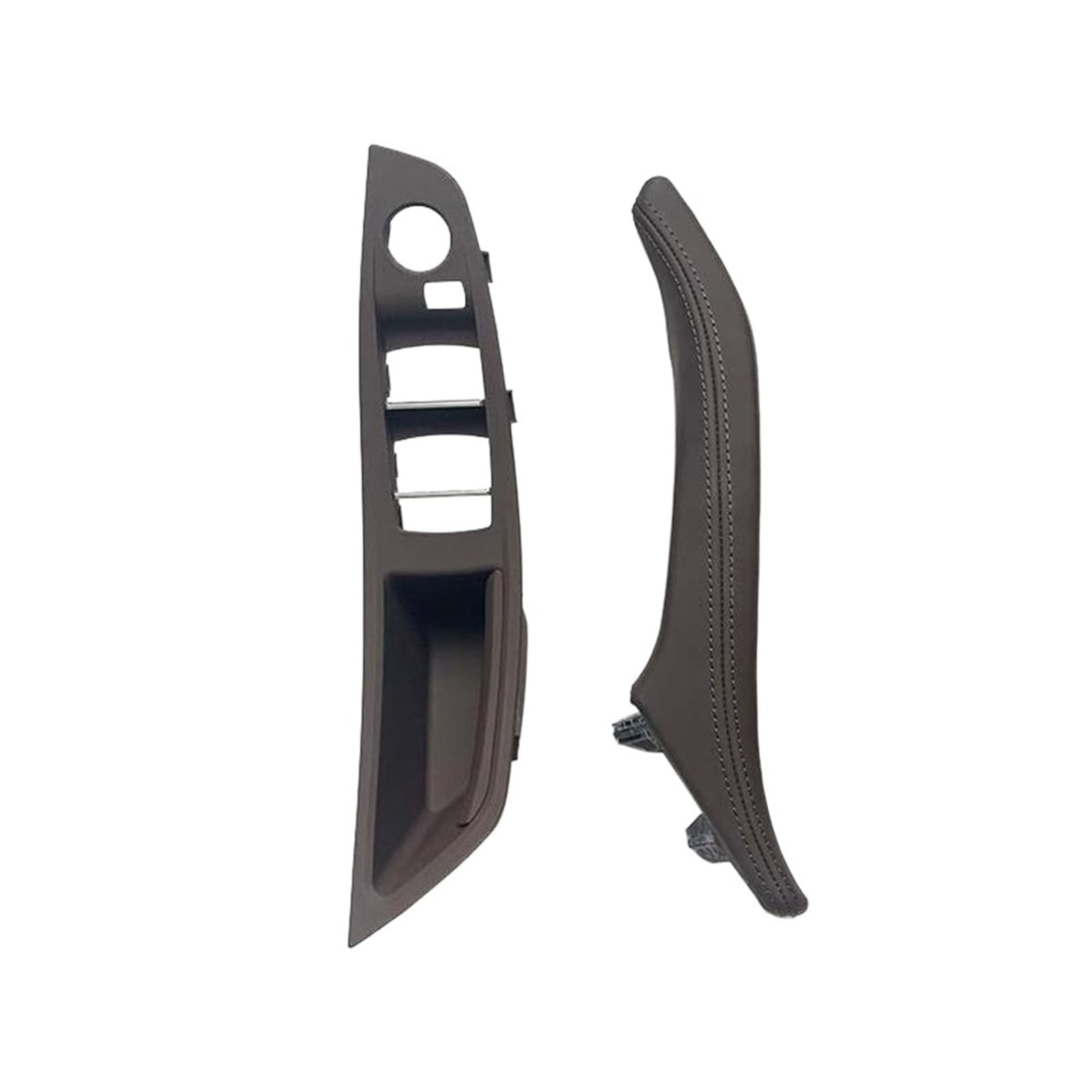 OEXRIGRU Car Interior Door Handles for BMW 5 Series F10 F11 F18 520i 523i 525i 528i 535i Car Interior Handle Panel Pull Trim Cover(LHD Front 2pcs Moka)