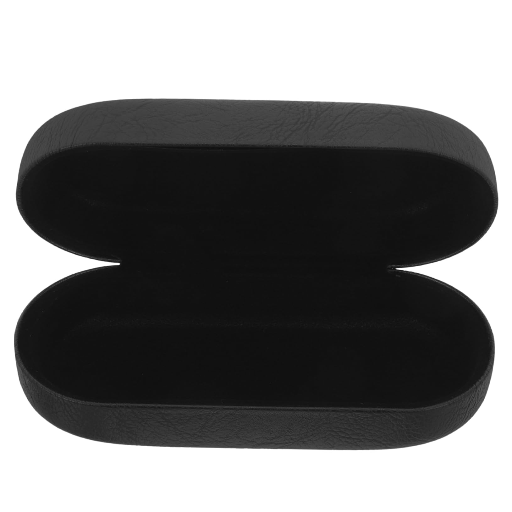 FOMIYES Estuche Rígido Para Gafas De Sol 5 Unidades Portátil Delgado De Viaje Organizador De Almacenamiento Plegable De Piel Sintética Color Negro