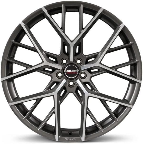 Borbet BY Rim 8.5x19 ET45 5x112, Aluminium, Titanium Polished Matt, Passenger Car Wheel