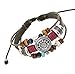 Morecome Vintage Bohemia Wind Beaded Multilayer Hand Woven Bracelet For Women