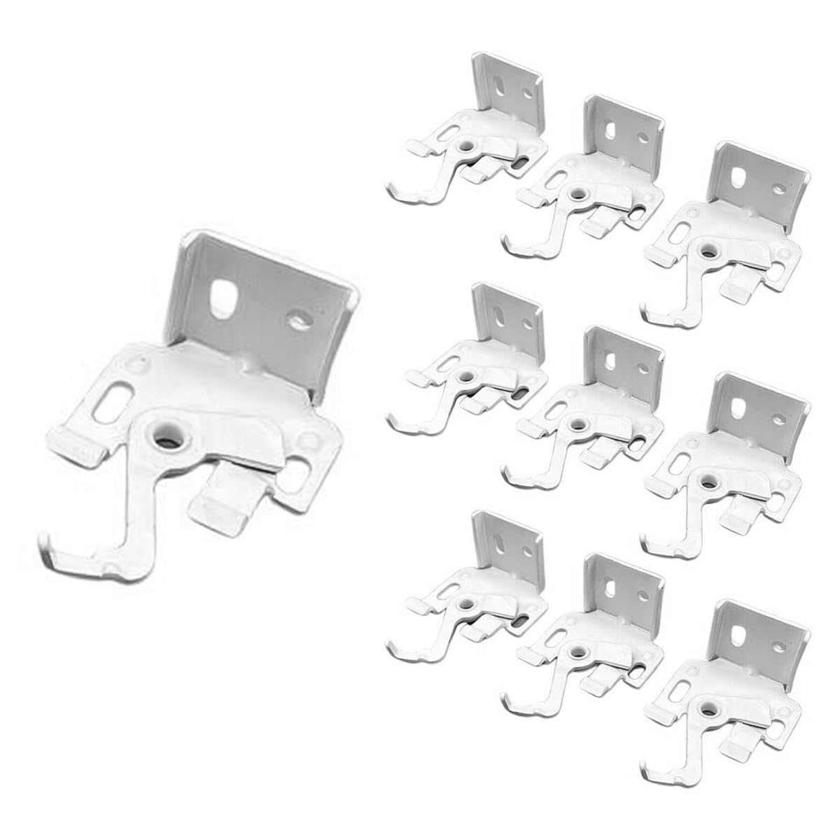 Muiltvoe 10-Pack Standard Roman Blind Brackets Roman Blind Accessories Butterfly Mounting Bracket For Top Or Face Fixing