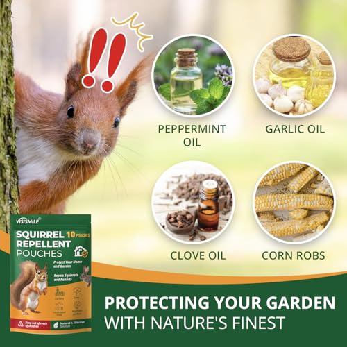 Visismile VS-787 Squirrel Rabbit Repellent Outdoor Garden: Squirrel Deterrent thumb #1