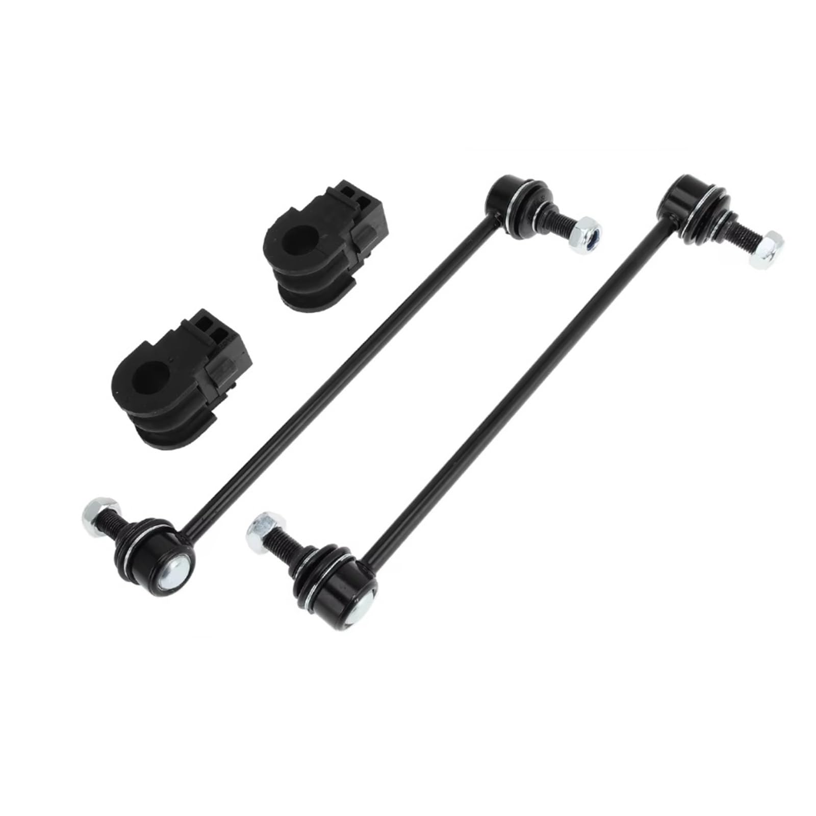 Buje de Barra estabilizadora, 1 Juego de bieletas de Barra estabilizadora Delantera con 2 bujes K750719/K73, Compatible con Nissan Sentra.