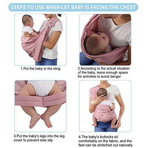 Shsyue Baby Carrier-Baby Wraps Carrier-Baby Sling,Soft Adjustable Ring Slings For Newborns Infants thumb #4