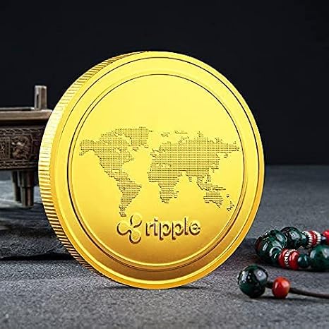 2 Pieces XRP Coin Crypto Coins Cryptocurrency Coin Iota Commemorative Coin Souvenir