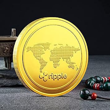 2 Pieces XRP Coin Crypto Coins Cryptocurrency Coin Iota Commemorative Coin Souvenir