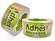 Amazinnov - Umweltfreundliches Papier Klebe Band 50mm x 50m, Braun, umweltfreundliches KRAFT-Papier (Lot1)