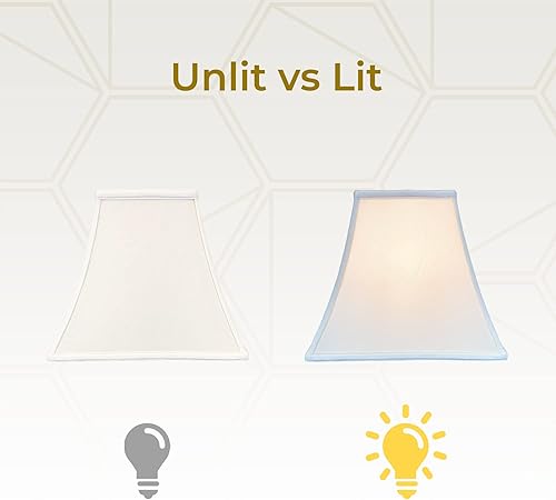 Miniatura 3 de Royal Designs - Pantalla básica de campana cuadrada, color blanco, 8 x 16 x 12.5 pulgadas