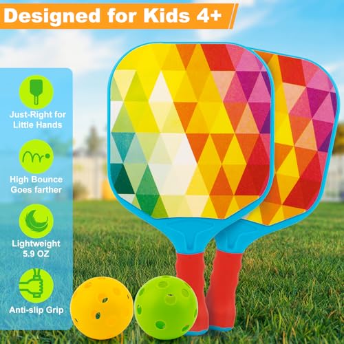 23% Off Kids Pickleball Set - Easter Gift for Ages 4-8 - Image 3