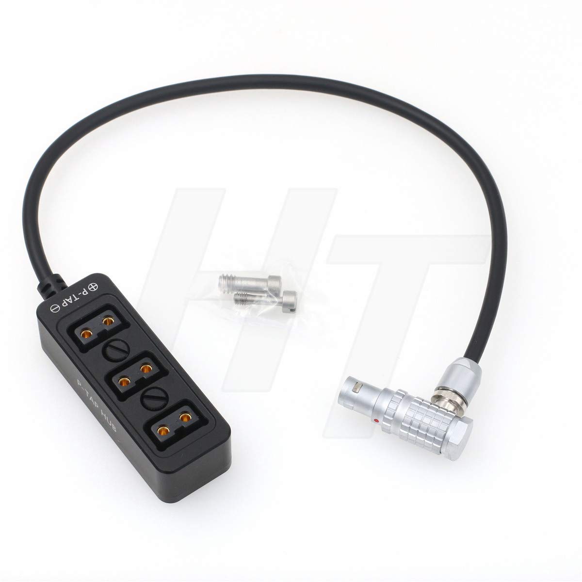 HangTon Scatola adattatore splitter di alimentazione per Mini fotocamera ARRI Alexa EXT Port 6 pin a D-tap, da 1 a 3 con viti