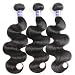 Luxnovolex Brazilian Hair Bundles Body Wave 8 10 12 Inch Unprocessed 100% Human Hair Bundles Brazilian Virgin Short Human Hair Extensions 300g (8 10 12)