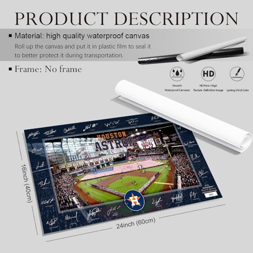 Poster Astros de baseball pour relooker une chambre de garçon vide - 2