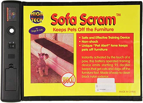 High Tech Pet Keep Dog Off Couch Sofa Scram Sonic Dog & Cat Deterrent Repellent Mat (2 Pack)