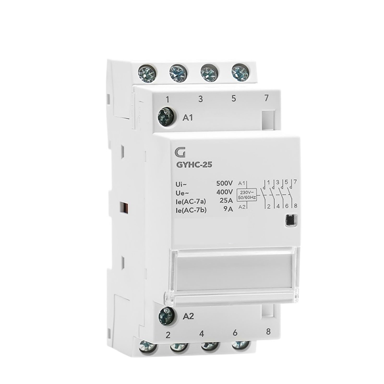 Automatyczny stycznik modułowy na szynie DIN AC230V 4P 25A 4NO 2NO2NC