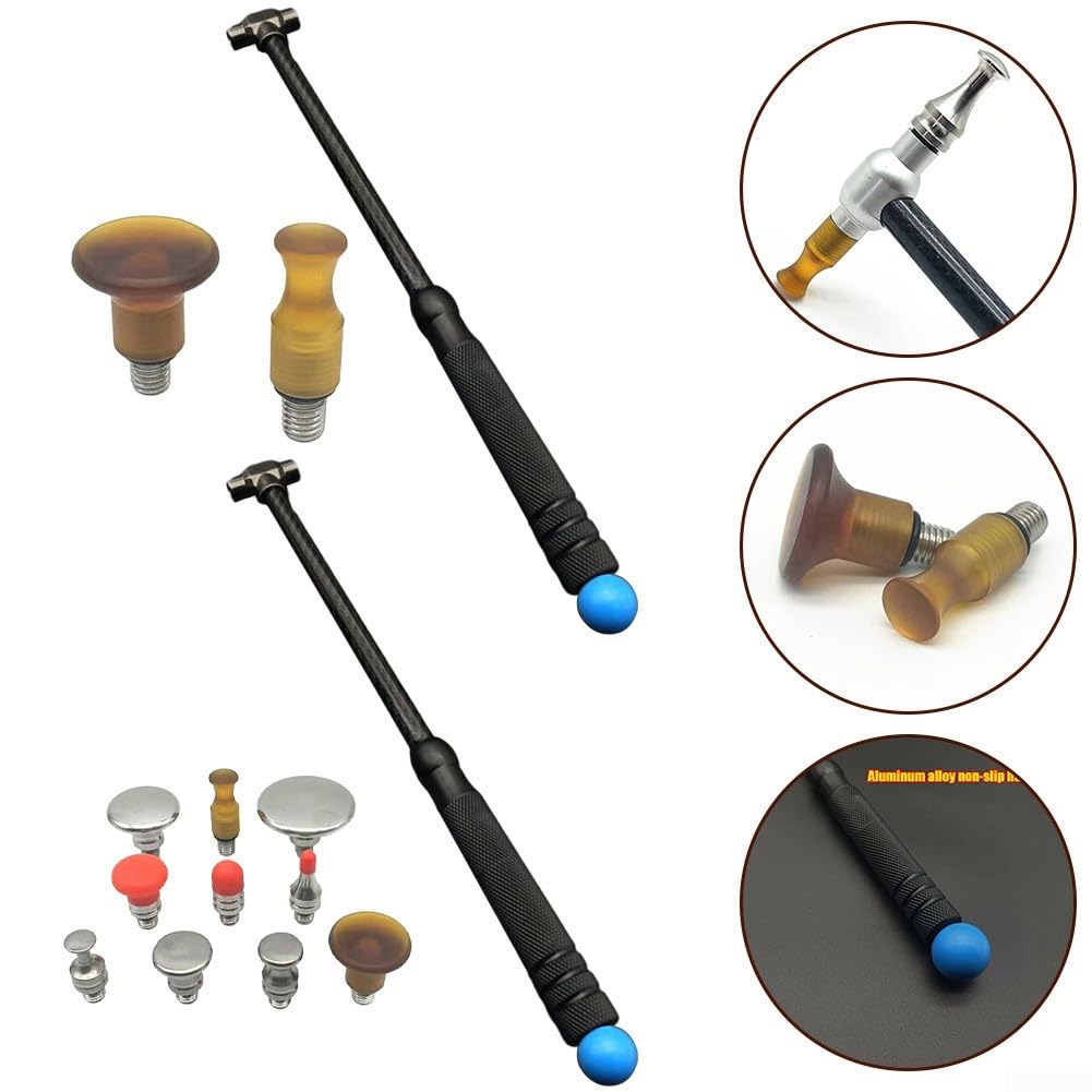 Kit Reparación Abolladuras Coche Sin Pintura para herramienta(11Pcs)