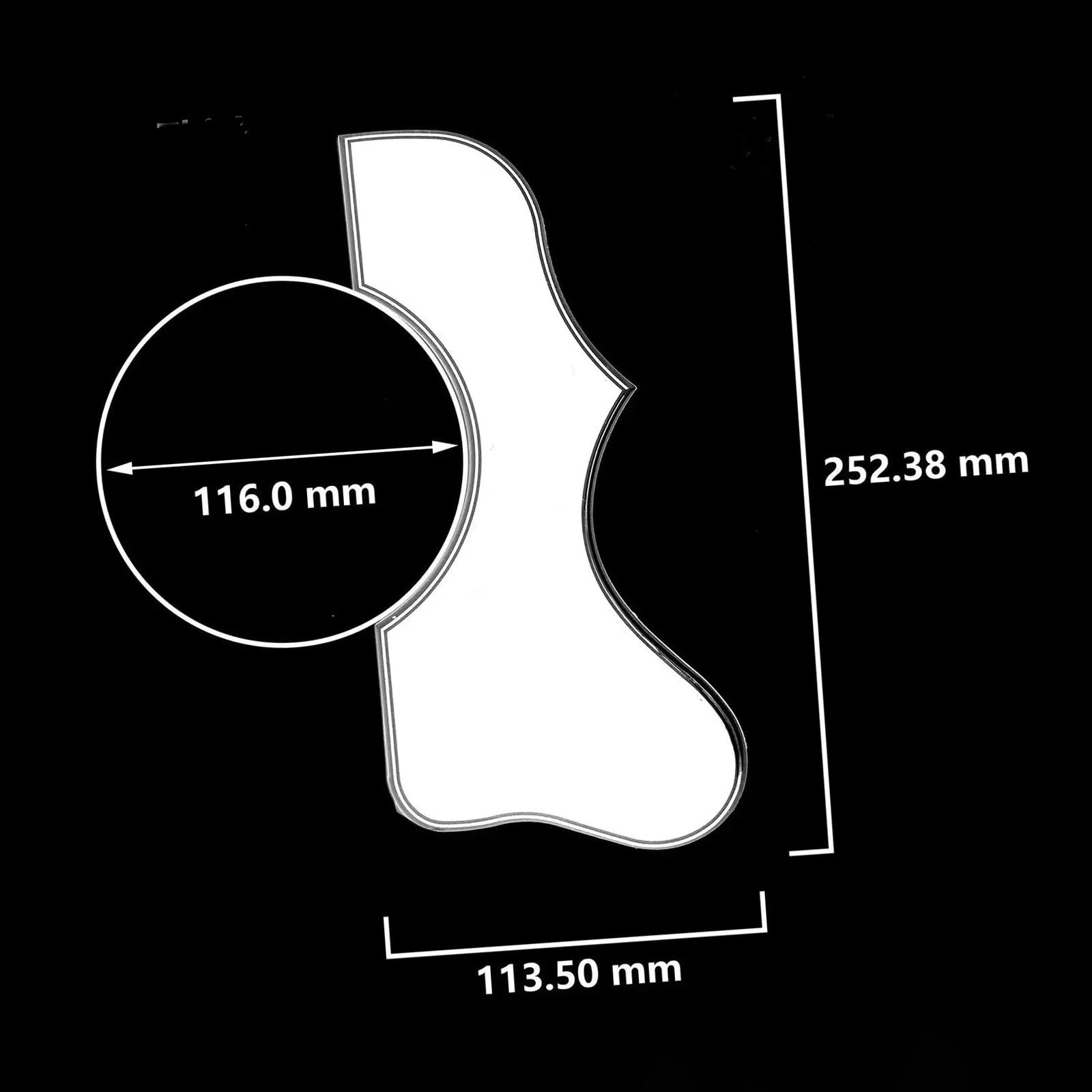 Uniwersalna osłona pickguardu do gitary akustyczne Pickguard do gitary akustycznej Universal Folk