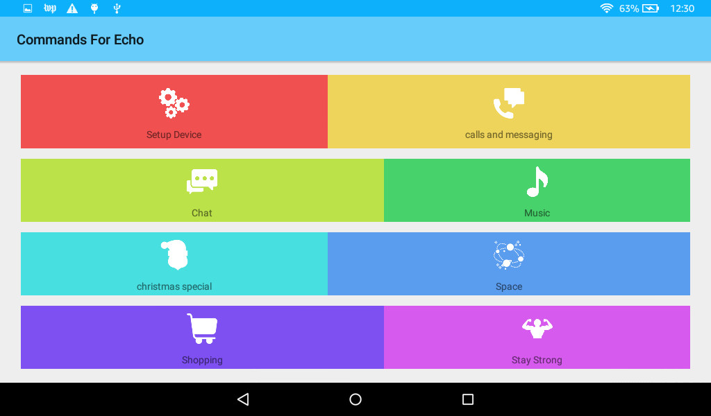 Commands For Echo - App on Amazon Appstore
