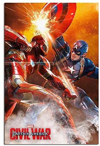 Amazon.co.jp: 映画ポスター キャプテンアメリカ シビルウォー