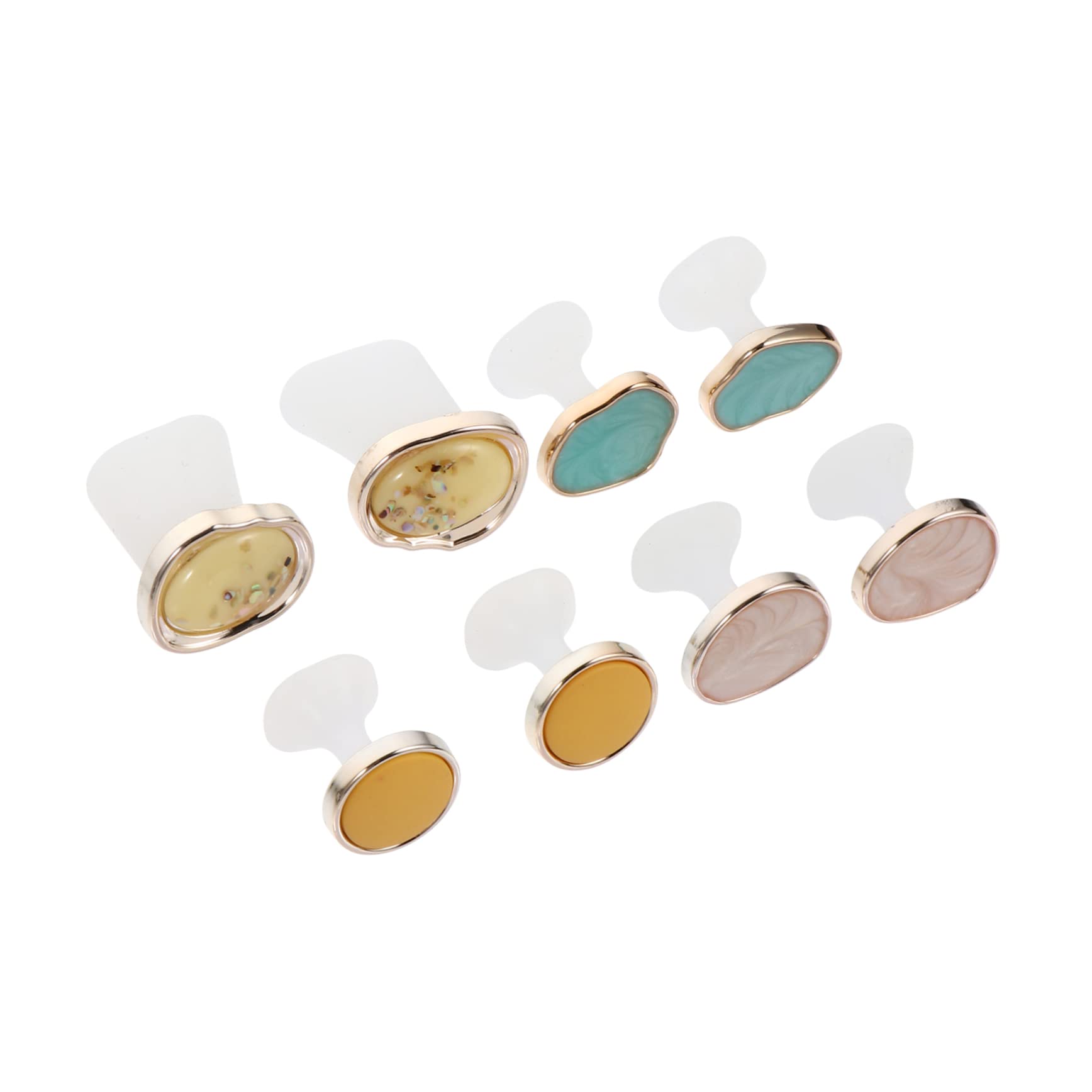 OUNONA 8Pcs Foot Toe Separators Stylish Silicone Nail Art Toe Spreaders Design for Manicure Prevent Rubbing Pressure Relief for Use