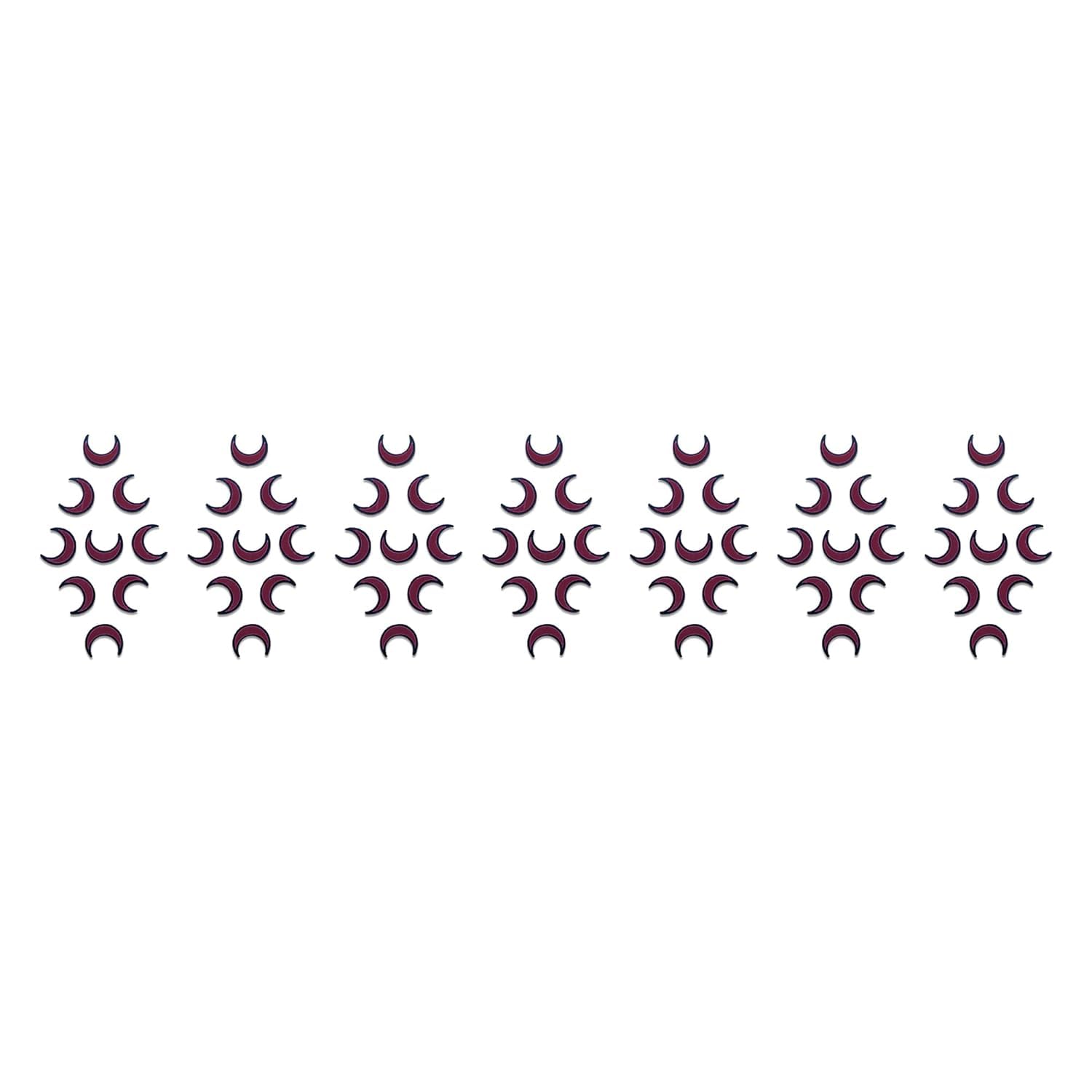 moon bindi maroon