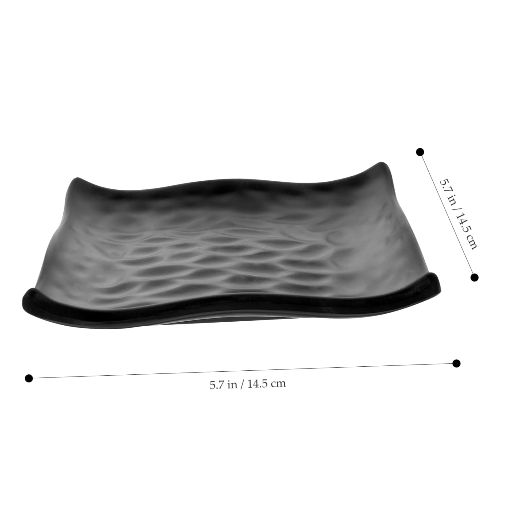 Wakauto Decorative Sushi Serving Tray Creative Shaped Sashimi Plate for Sushi More Tray Easy to Clean Versatile Design for Unique Meals