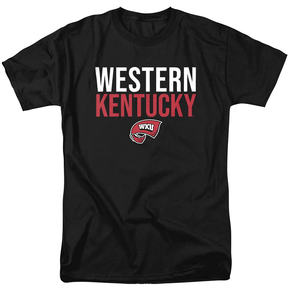 Western Kentucky University Official Stacked Unisex Adult T-Shirt, Stacked, 2X-Large