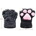KEESIN Conjunto de Cosplay de Gato Guantes de Garra de Felpa Orejas...